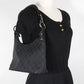 GUCCI Shoulder Bag 115002 GG canvas black