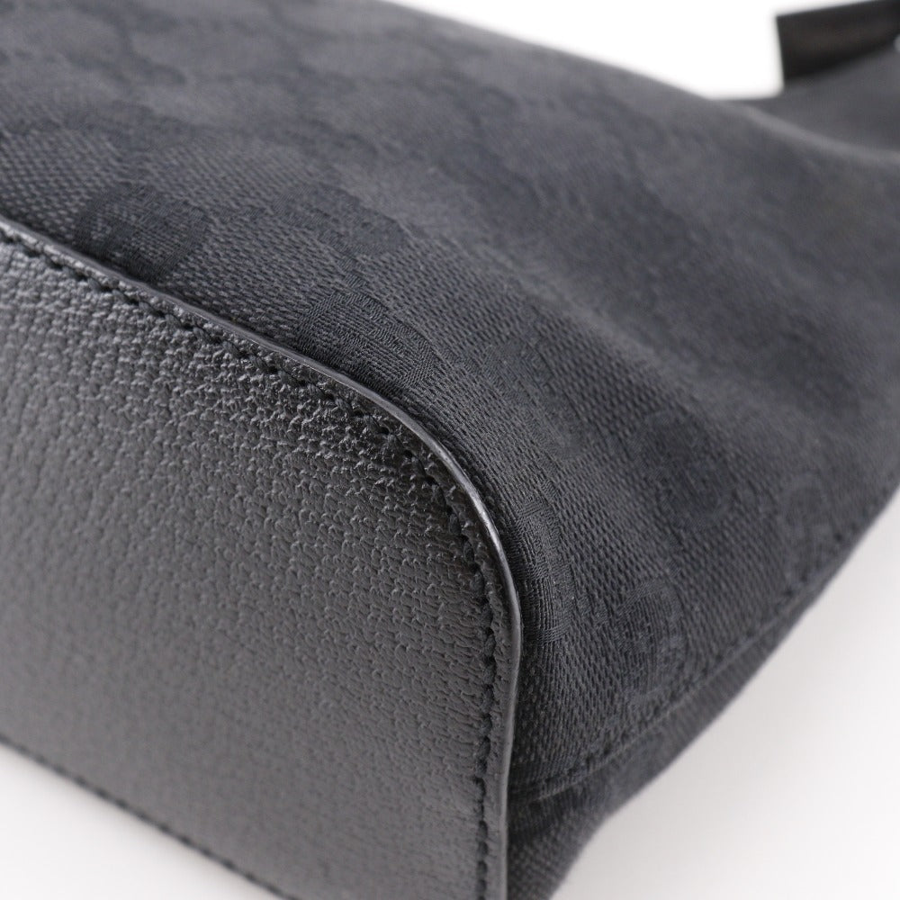 GUCCI Shoulder Bag 115002 GG canvas black