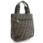 FENDI Handbag Nylon canvas Brown Zucca Pattern Mini tote