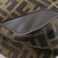 FENDI Handbag Nylon canvas Brown Zucca Pattern Mini tote