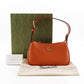GUCCI Shoulder Bag 739076 leather Orange GG Marmont Aphrodite