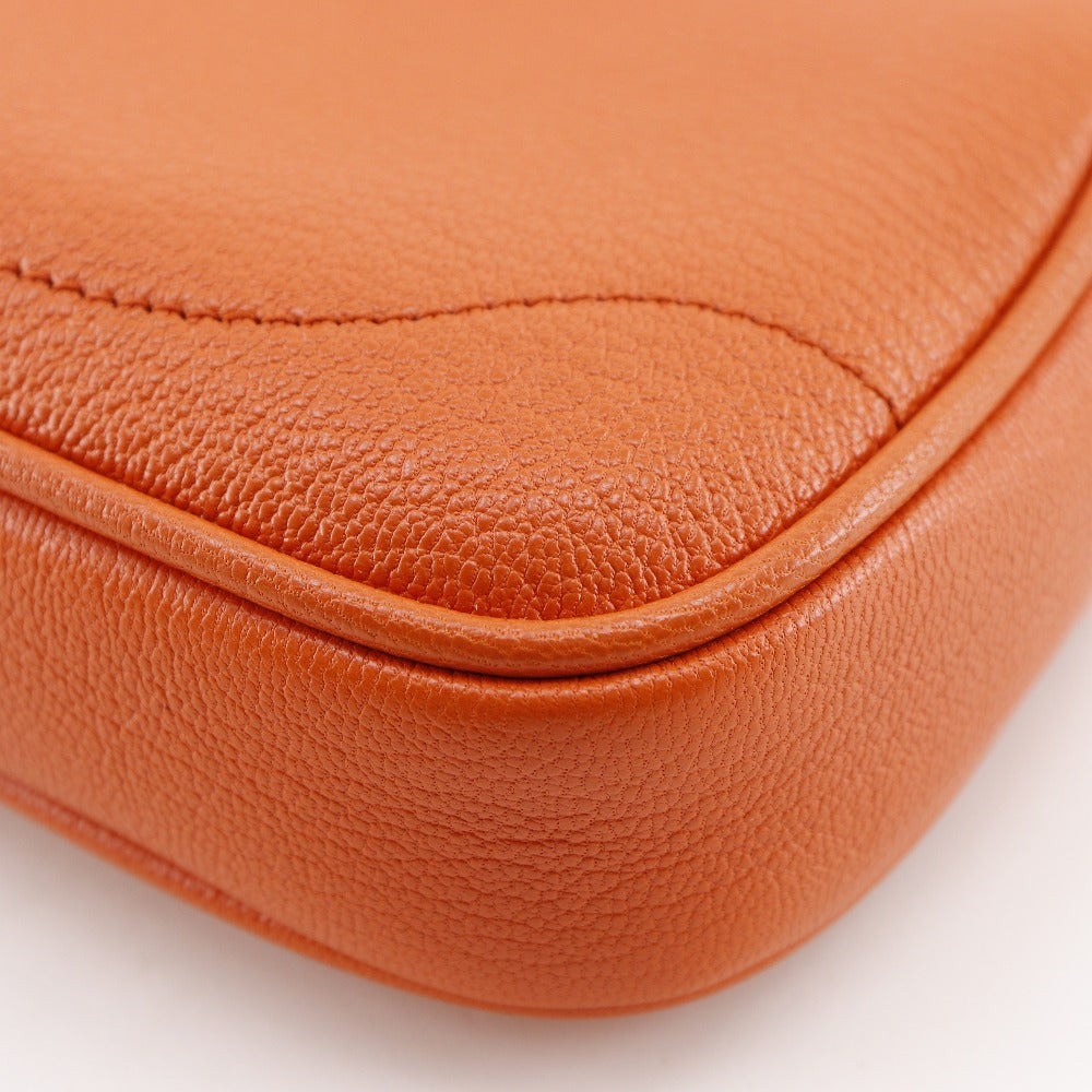 GUCCI Shoulder Bag 739076 leather Orange GG Marmont Aphrodite