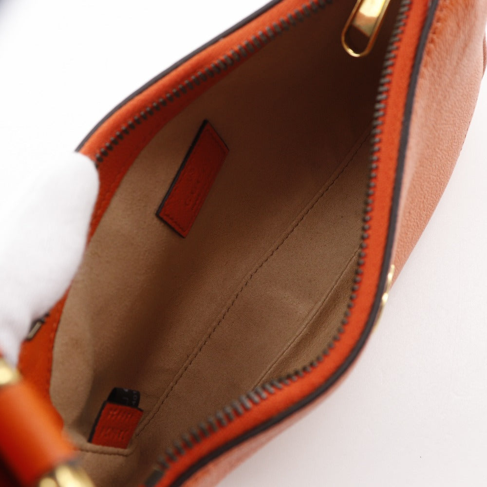 GUCCI Shoulder Bag 739076 leather Orange GG Marmont Aphrodite