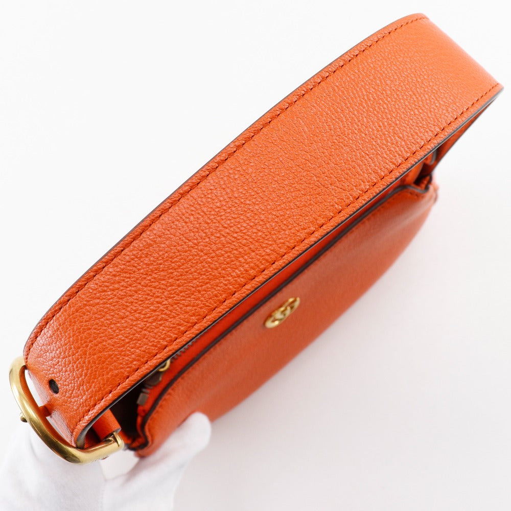 GUCCI Shoulder Bag 739076 leather Orange GG Marmont Aphrodite