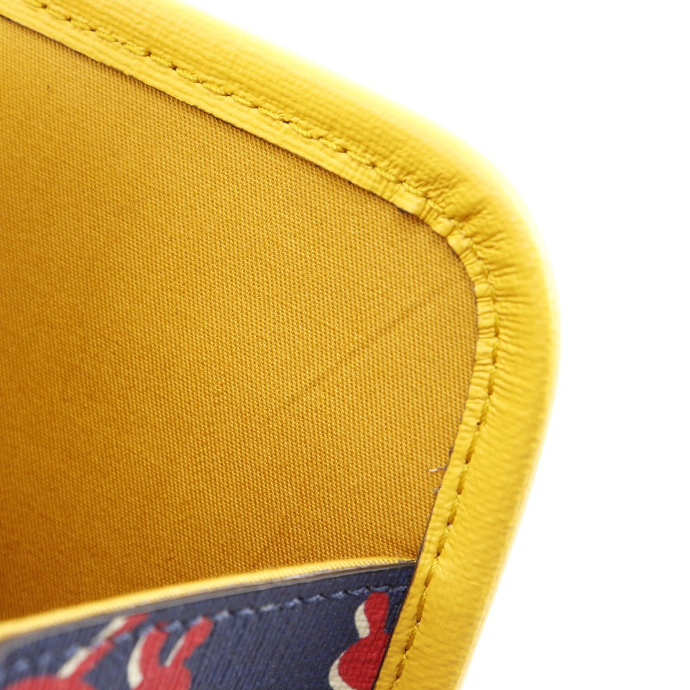 GUCCI Handbag 605614 PVC Navy / Red Interlocking G Snail Children