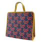GUCCI Handbag 605614 PVC Navy / Red Interlocking G Snail Children