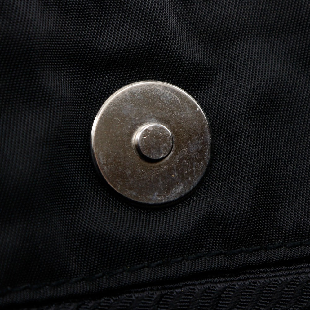 PRADA Shoulder Bag B6431 Nylon, Plastic black ChainShoulder