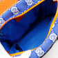 GUCCI Backpack 752100 Nylon Blue / Purple 2WAY waist bag GG small bag