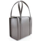 BURBERRY Handbag Calfskin Brown Nova Check box Women Used Authentic