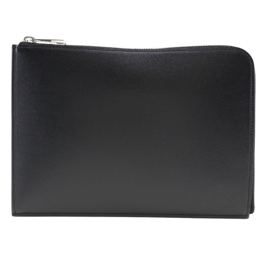 LOUIS VUITTON Clutch bag R99303 Calfskin black Nomad Pochette Jules PM mens Used Authentic