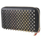 Christian Louboutin Long Wallet Purse 3175211 Calfskin black Gradient studs Panettone