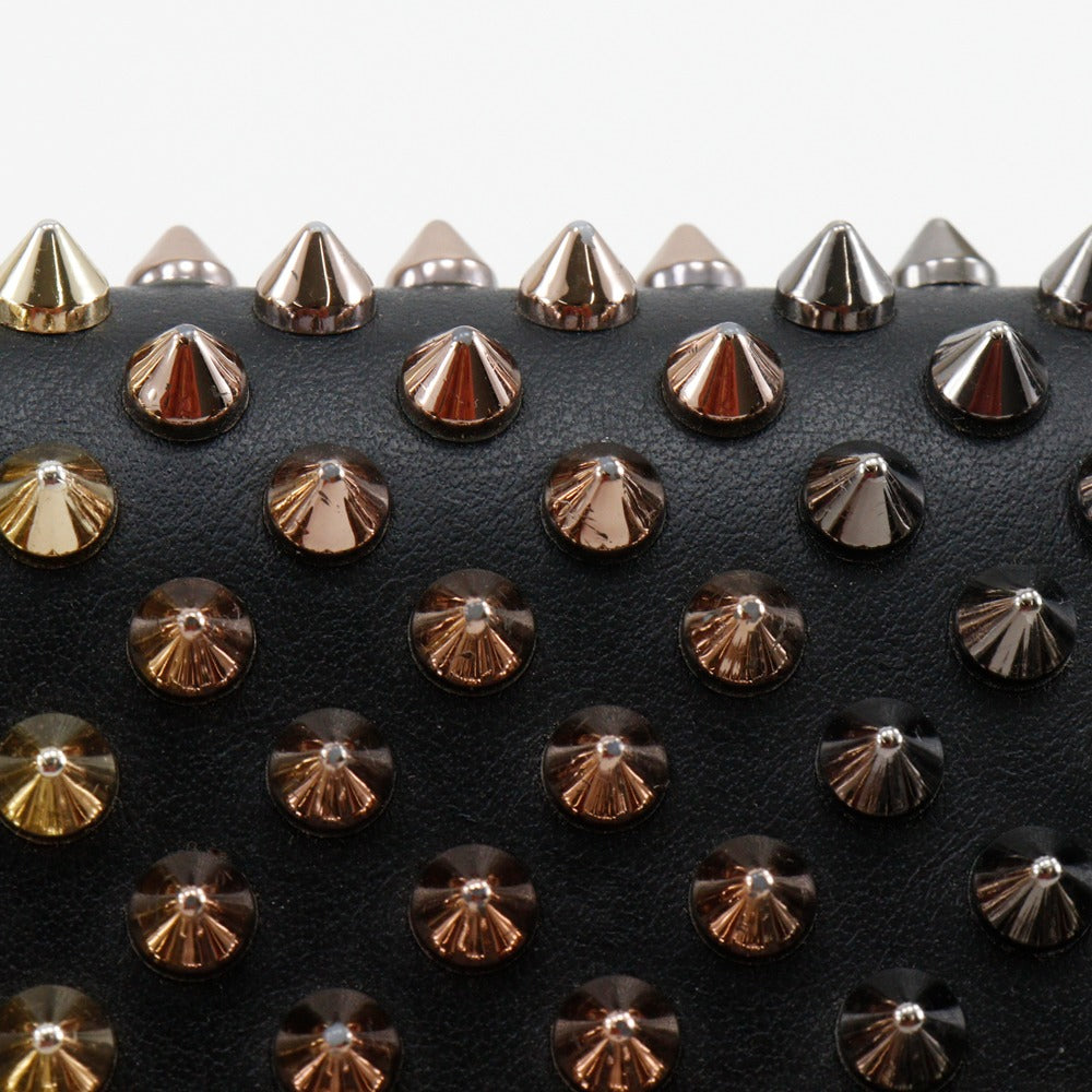 Christian Louboutin Long Wallet Purse 3175211 Calfskin black Gradient studs Panettone