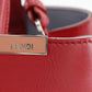 FENDI Handbag 8BH253 Calfskin Red 2WAYShoulder Petite to Jules Women Used Authentic