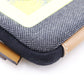 LOEWE Pouch canvas gray/yellow phone pouch Neck pouch Loewe Nature mens Used Authentic