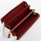 LOUIS VUITTON Long Wallet Purse M60737 Monogram Ann Platt Red Zippy wallet Women Used Authentic