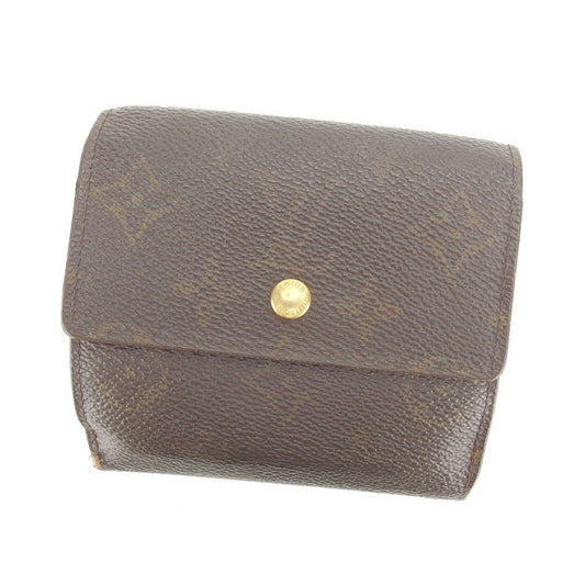 LOUIS VUITTON Bifold Wallet M61652 Monogram canvas Brown Porte Monnaie Billets Cartes Credit