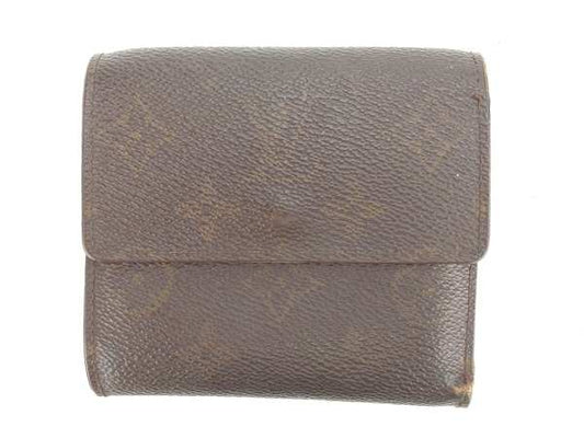 LOUIS VUITTON Bifold Wallet M61652 Monogram canvas Brown Porte Monnaie Billets Cartes Credit