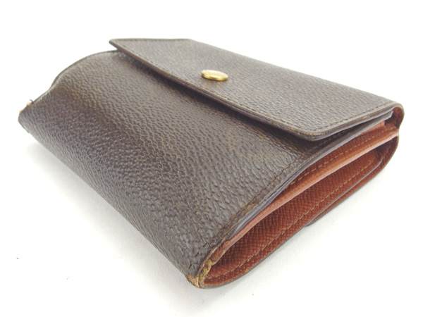 LOUIS VUITTON Bifold Wallet M61652 Monogram canvas Brown Porte Monnaie Billets Cartes Credit