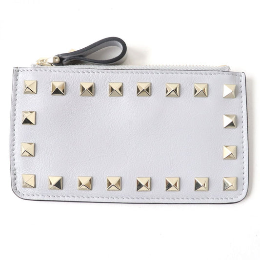 VALENTINO Coin case leather gray