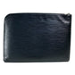 LOUIS VUITTON business bag M64153 Epi Leather black Epi Pochette Jules GM NM mens Used Authentic