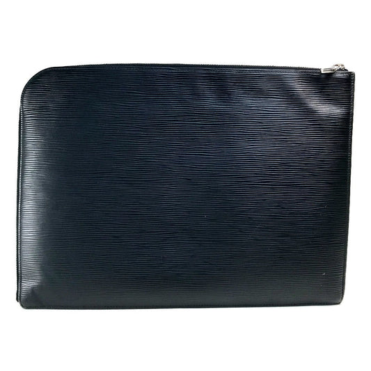 LOUIS VUITTON business bag M64153 Epi Leather black Epi Pochette Jules GM NM mens Used Authentic