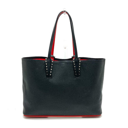 Christian Louboutin Tote Bag 1185119 CM53 leather Black x red Spike studs Kabata Small unisex(Unisex) Used Authentic