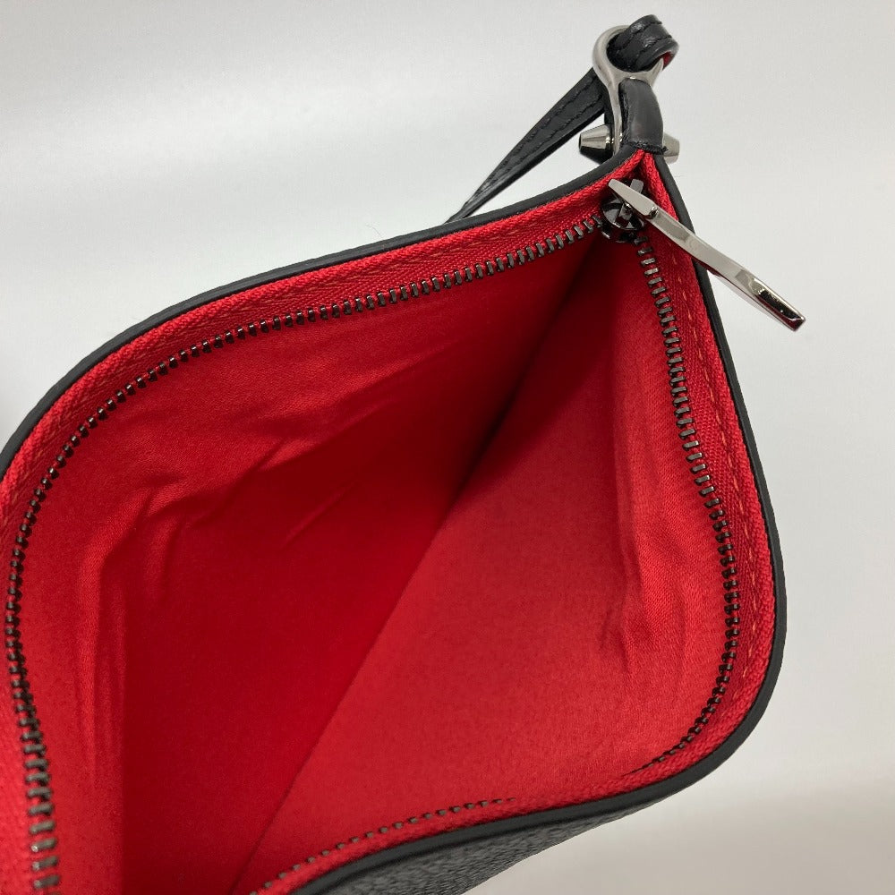 Christian Louboutin Tote Bag 1185119 CM53 leather Black x red Spike studs Kabata Small unisex(Unisex) Used Authentic