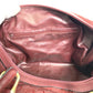 CELINE Boston Duffel bag Canvas / leather Red C Macadam Carriage vintage Women Used Authentic