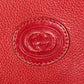 GUCCI Shoulder Bag 007.261.0107 leather Red Old Gucci Interlocking G mens Used Authentic