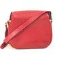 GUCCI Shoulder Bag 007.261.0107 leather Red Old Gucci Interlocking G mens Used Authentic