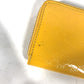 GUCCI Coin case 255452 enamel yellow Sima line Micro Guccisima Women Used Authentic