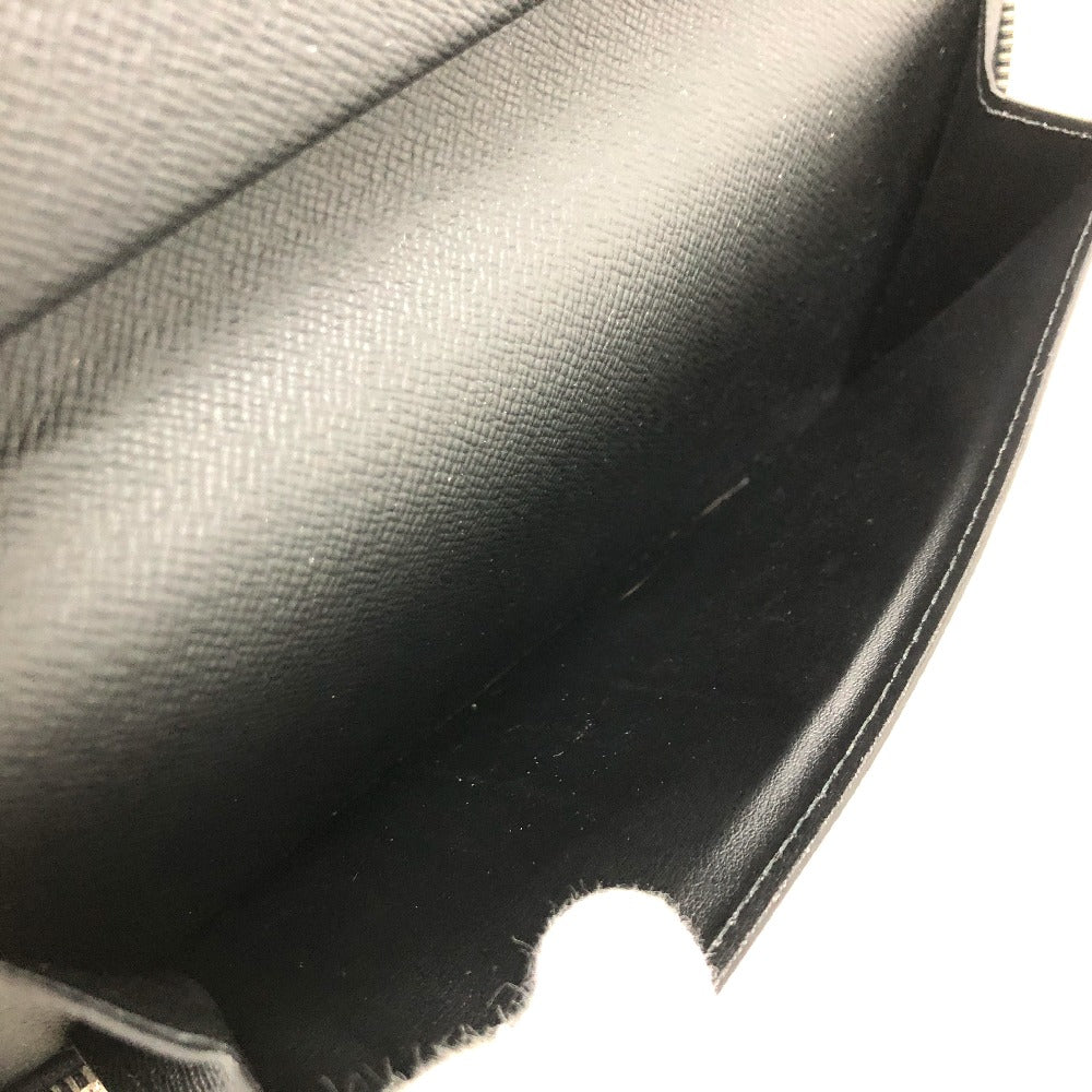 LOUIS VUITTON Long Wallet Purse M60965 Epi Leather black Epi Zippy Wallet Vertical mens Used Authentic