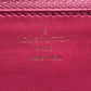 LOUIS VUITTON Long Wallet Purse M61248 Taurillon Clemence Leather black LV logo Portefeuille Capsine Women Used Authentic