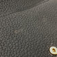 LOUIS VUITTON Long Wallet Purse M61248 Taurillon Clemence Leather black LV logo Portefeuille Capsine Women Used Authentic