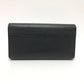 LOUIS VUITTON Long Wallet Purse M61248 Taurillon Clemence Leather black LV logo Portefeuille Capsine Women Used Authentic
