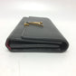 LOUIS VUITTON Long Wallet Purse M61248 Taurillon Clemence Leather black LV logo Portefeuille Capsine Women Used Authentic