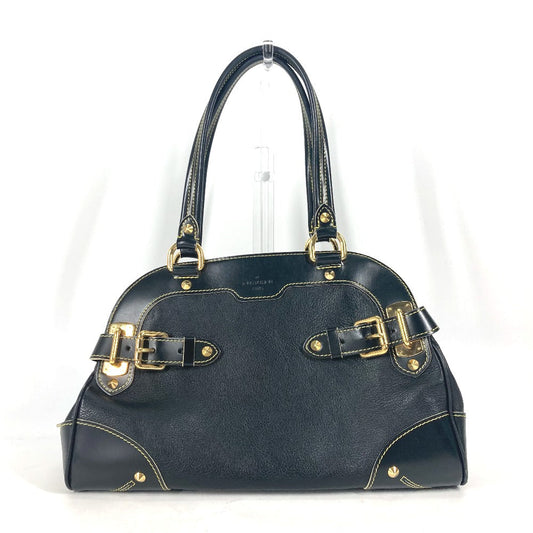 LOUIS VUITTON Handbag M95623 Suhari leather black Suhari studs Radiu Women Used Authentic