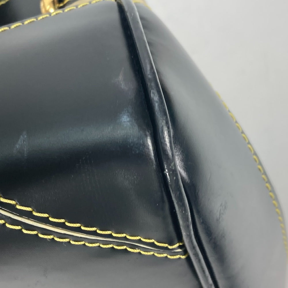 LOUIS VUITTON Handbag M95623 Suhari leather black Suhari studs Radiu Women Used Authentic