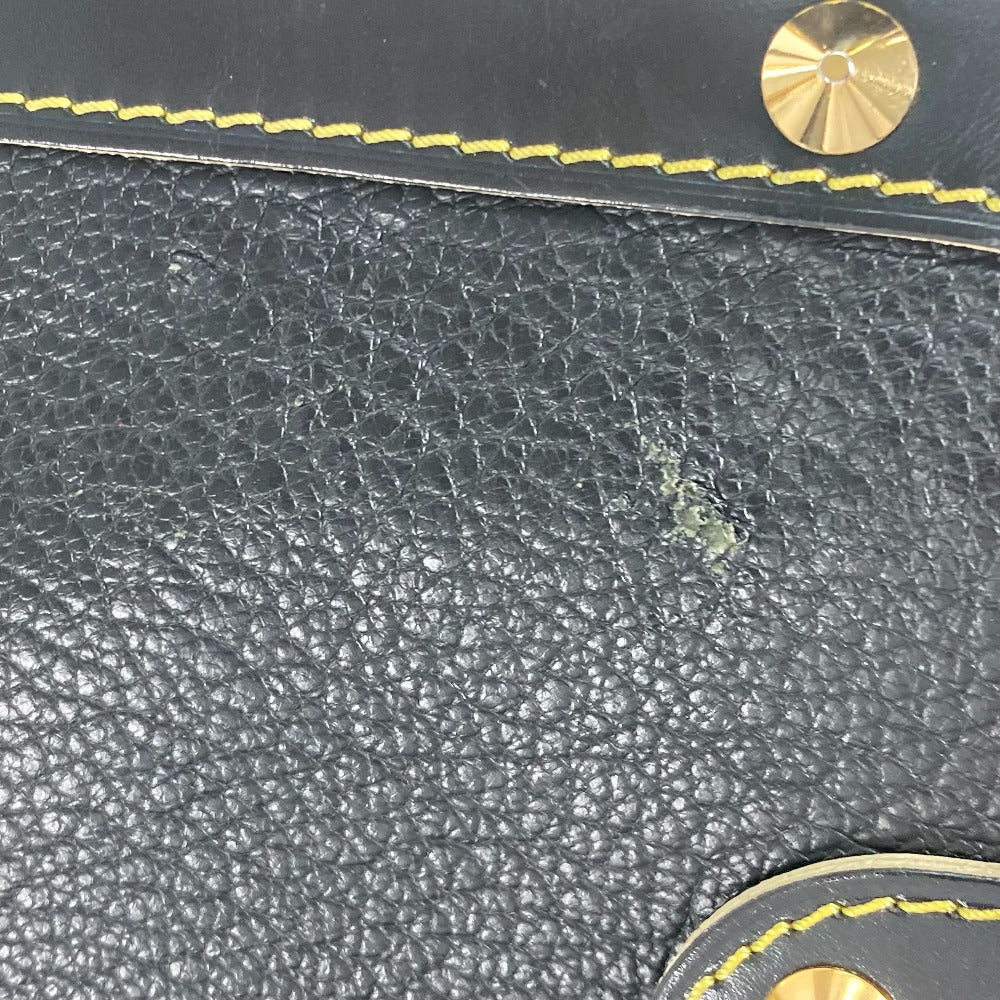 LOUIS VUITTON Handbag M95623 Suhari leather black Suhari studs Radiu Women Used Authentic