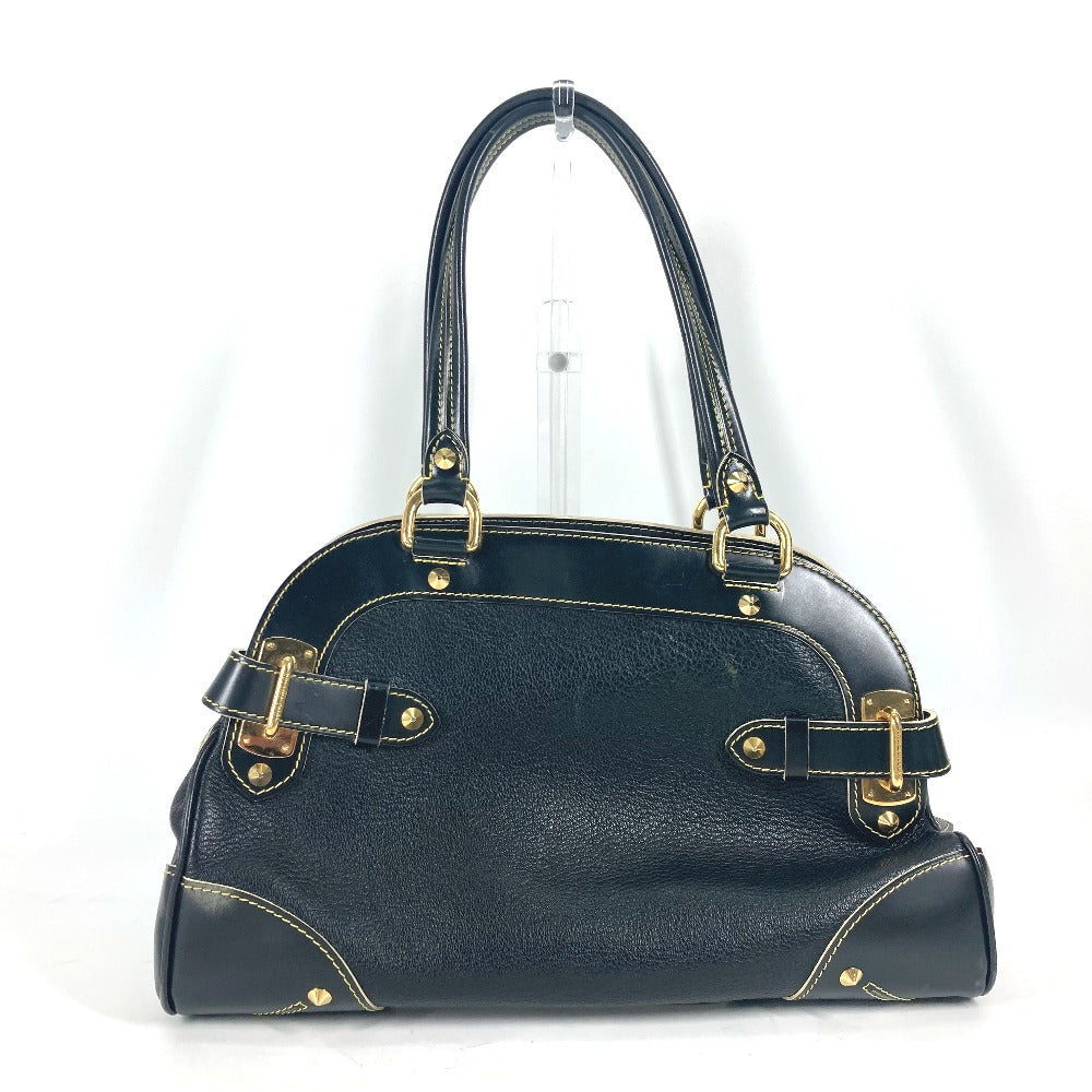 LOUIS VUITTON Handbag M95623 Suhari leather black Suhari studs Radiu Women Used Authentic