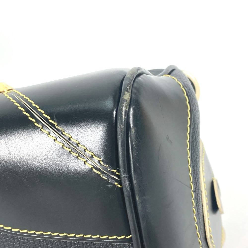 LOUIS VUITTON Handbag M95623 Suhari leather black Suhari studs Radiu Women Used Authentic