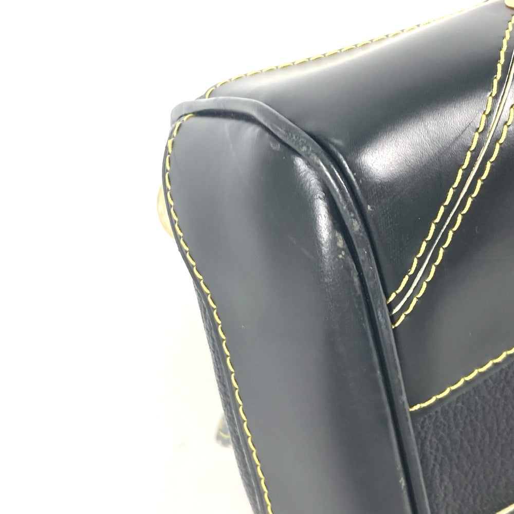 LOUIS VUITTON Handbag M95623 Suhari leather black Suhari studs Radiu Women Used Authentic