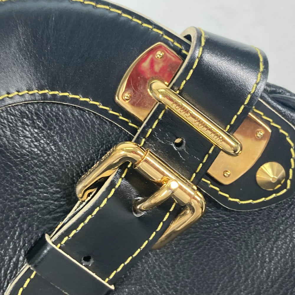 LOUIS VUITTON Handbag M95623 Suhari leather black Suhari studs Radiu Women Used Authentic