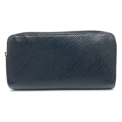 LOUIS VUITTON Long Wallet Purse M64838 Epi Leather black Epi Zippy wallet Women Used Authentic