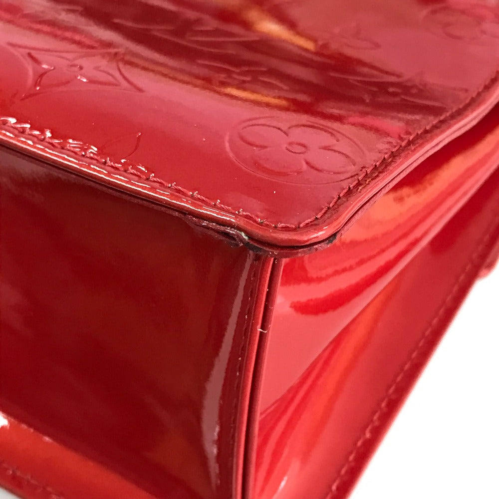 LOUIS VUITTON Handbag M91135 Monogram Vernis Red Monogram Vernis Spring Street PM Women Used Authentic