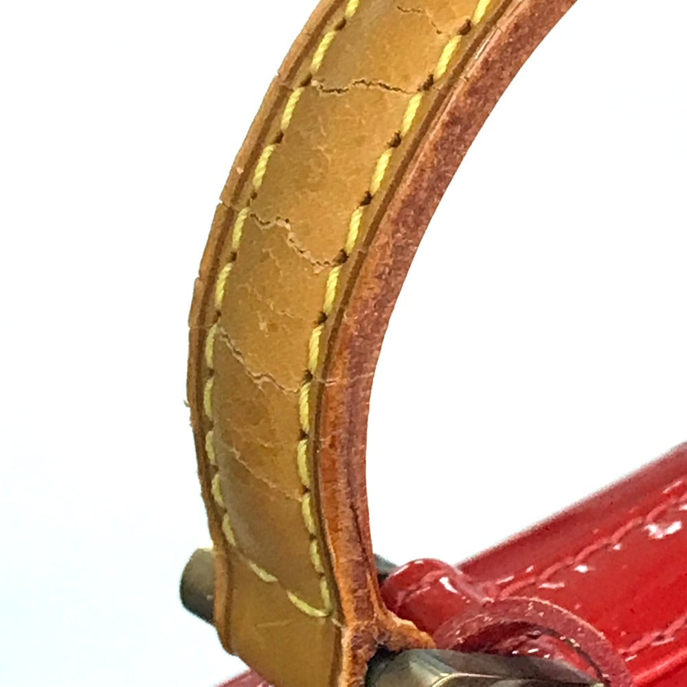 LOUIS VUITTON Handbag M91135 Monogram Vernis Red Monogram Vernis Spring Street PM Women Used Authentic