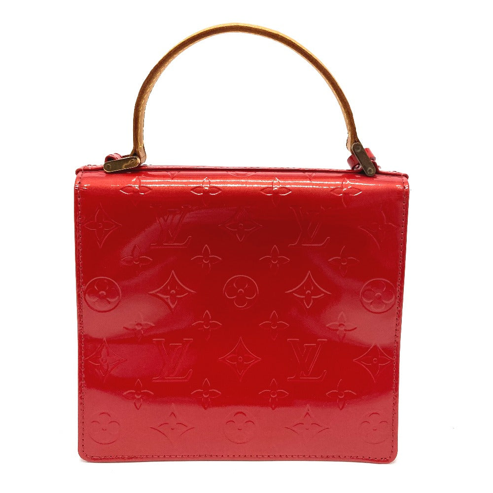 LOUIS VUITTON Handbag M91135 Monogram Vernis Red Monogram Vernis Spring Street PM Women Used Authentic