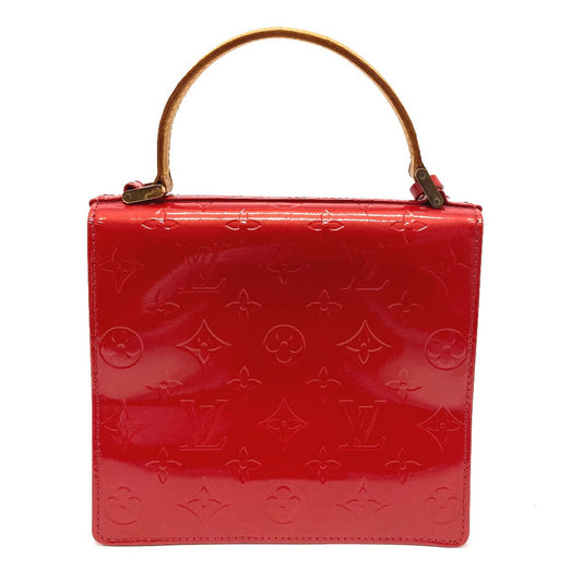 LOUIS VUITTON Handbag M91135 Monogram Vernis Red Monogram Vernis Spring Street PM Women Used Authentic