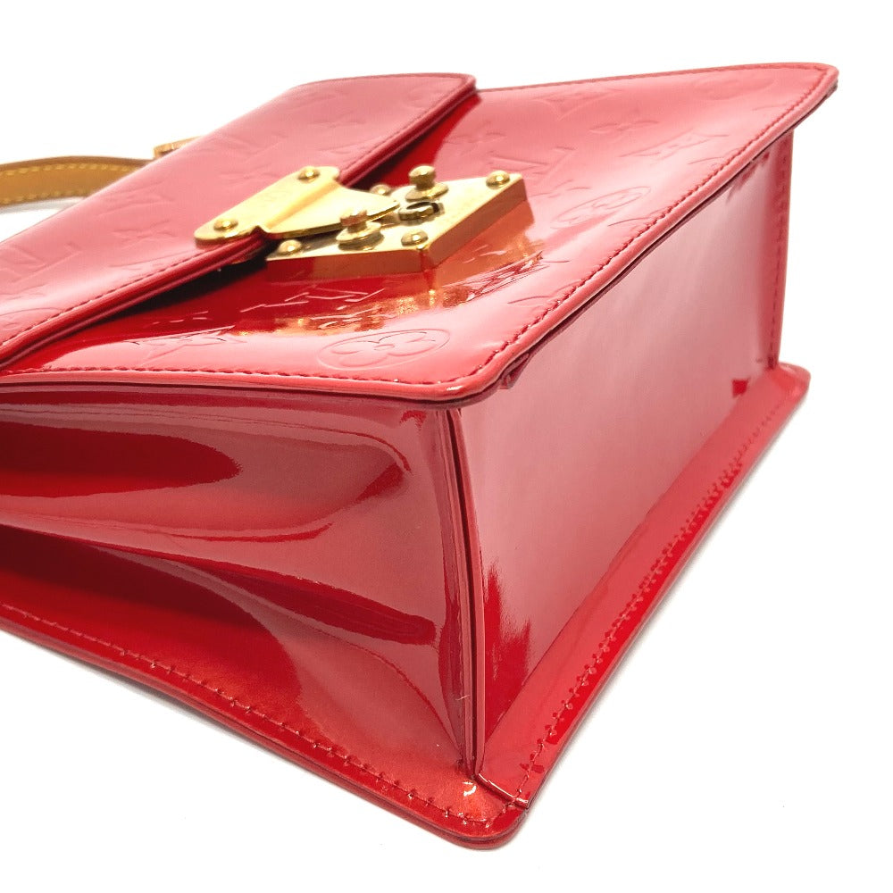 LOUIS VUITTON Handbag M91135 Monogram Vernis Red Monogram Vernis Spring Street PM Women Used Authentic