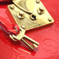 LOUIS VUITTON Handbag M91135 Monogram Vernis Red Monogram Vernis Spring Street PM Women Used Authentic